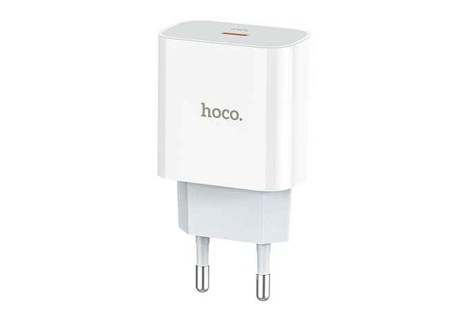 Сетевое зарядное устройство Hoco C76A Speed source PD+QC 3.0 charger (Белый)