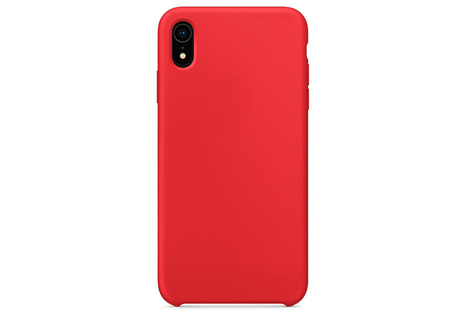 Чехол силиконовый для Apple iPhone Xr (красный)
