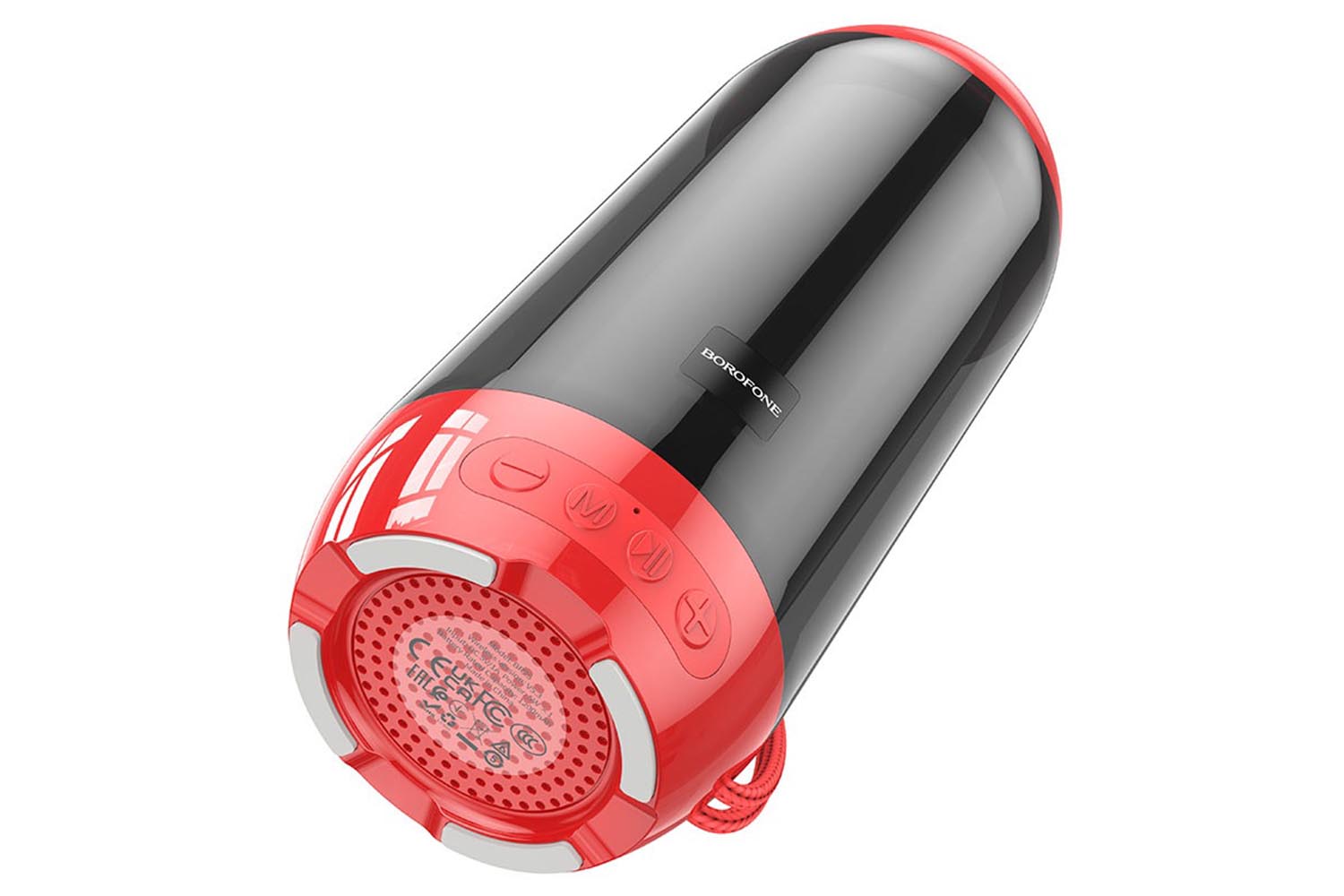 Беспроводная портативная колонка Borofone BR25 Crazy sound colorful luminous BT speaker (красный)