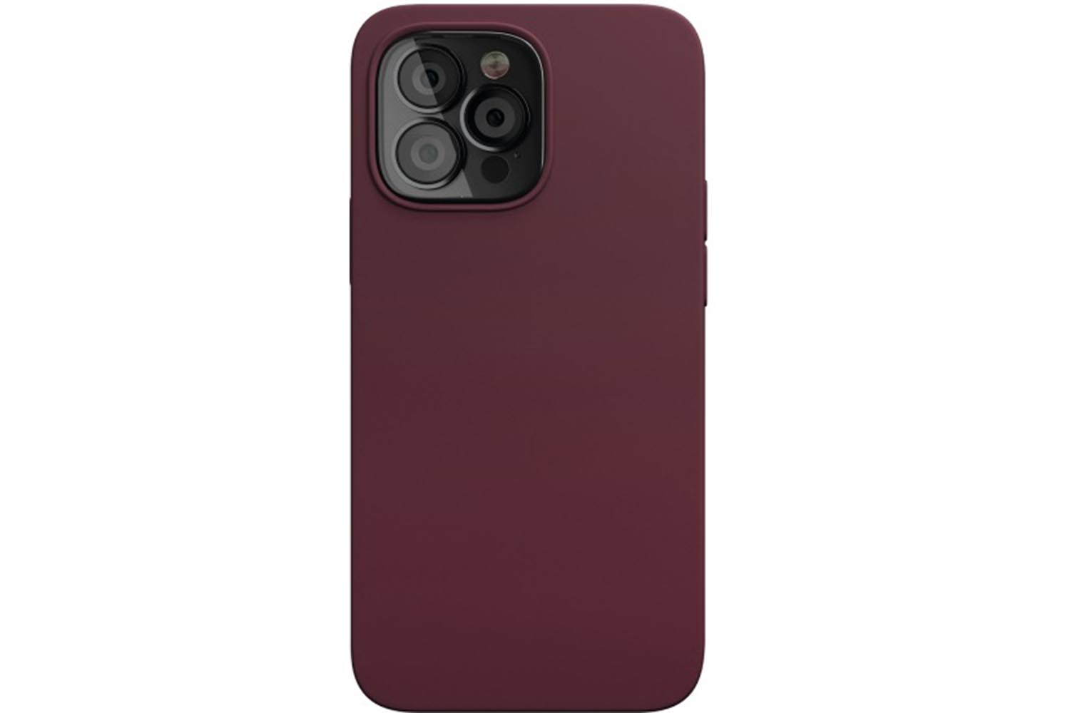 Чехол силиконовый для Apple iPhone 13 Pro (бордовый)