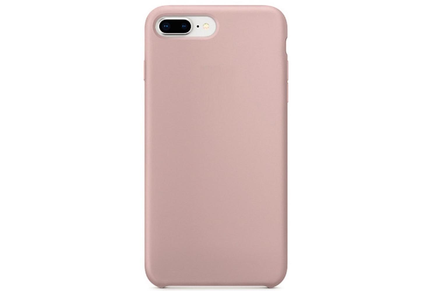 Чехол силиконовый для Apple iPhone 7 Plus, Apple iPhone 8 Plus (пудровый)