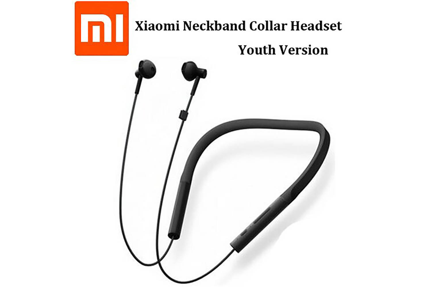 Беспроводные наушники Xiaomi Collar Bluetooth Sport Earphone Youth Edition (черный)