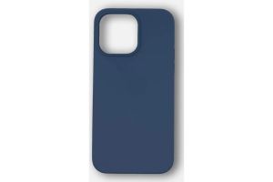 Чехол силиконовый для Apple iPhone 14 Pro (синий)