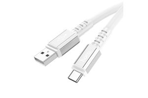 Кабель USB - Type-C HOCO X85 Strength, 1м (белый)