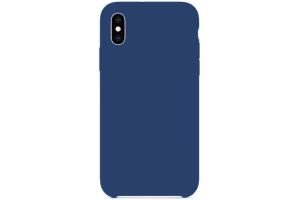 Чехол силиконовый для Apple iPhone Xs Max Blue (синий)