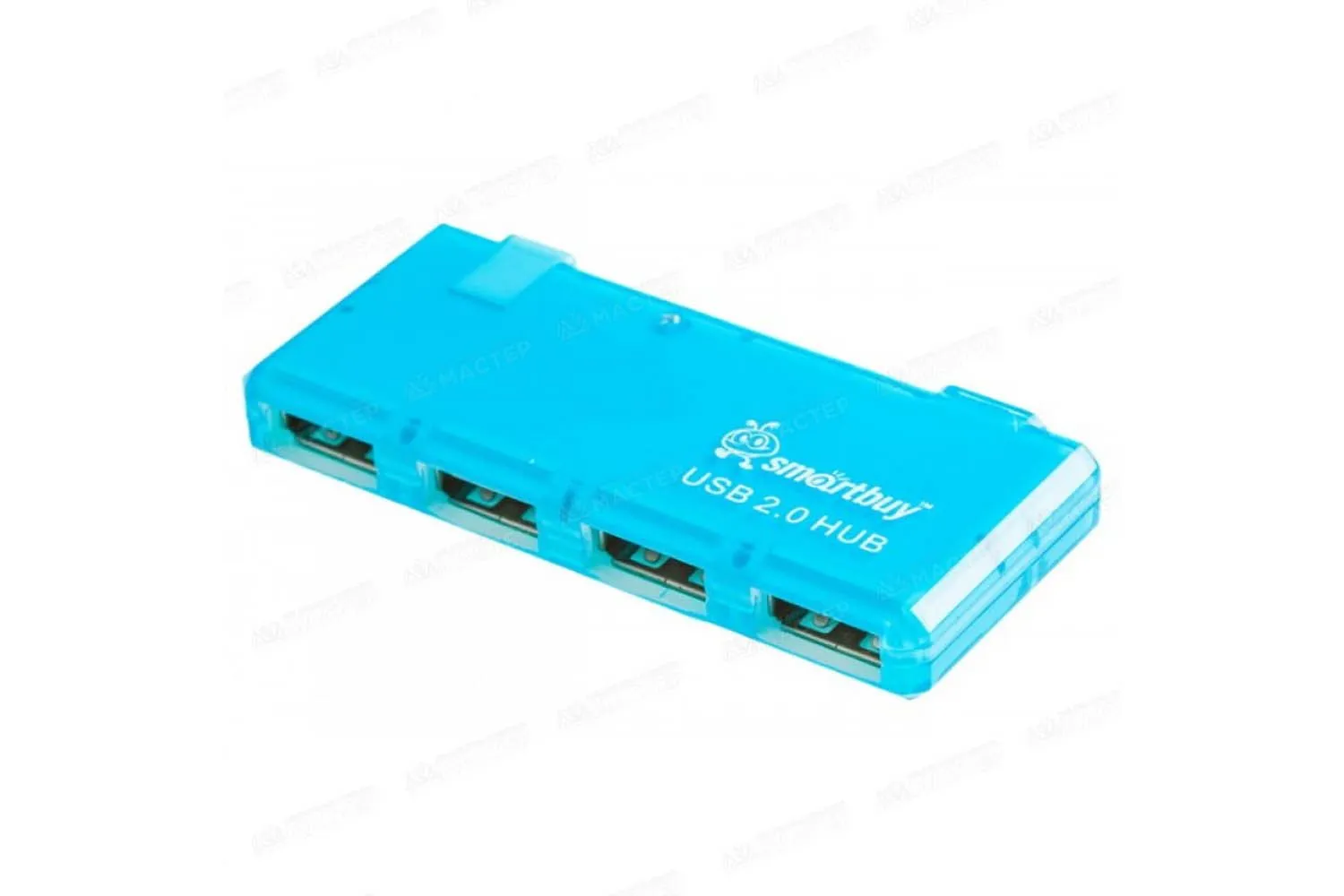 USB - Xaб Smartbuy 4 порта SBHA-6110-B (голубой)