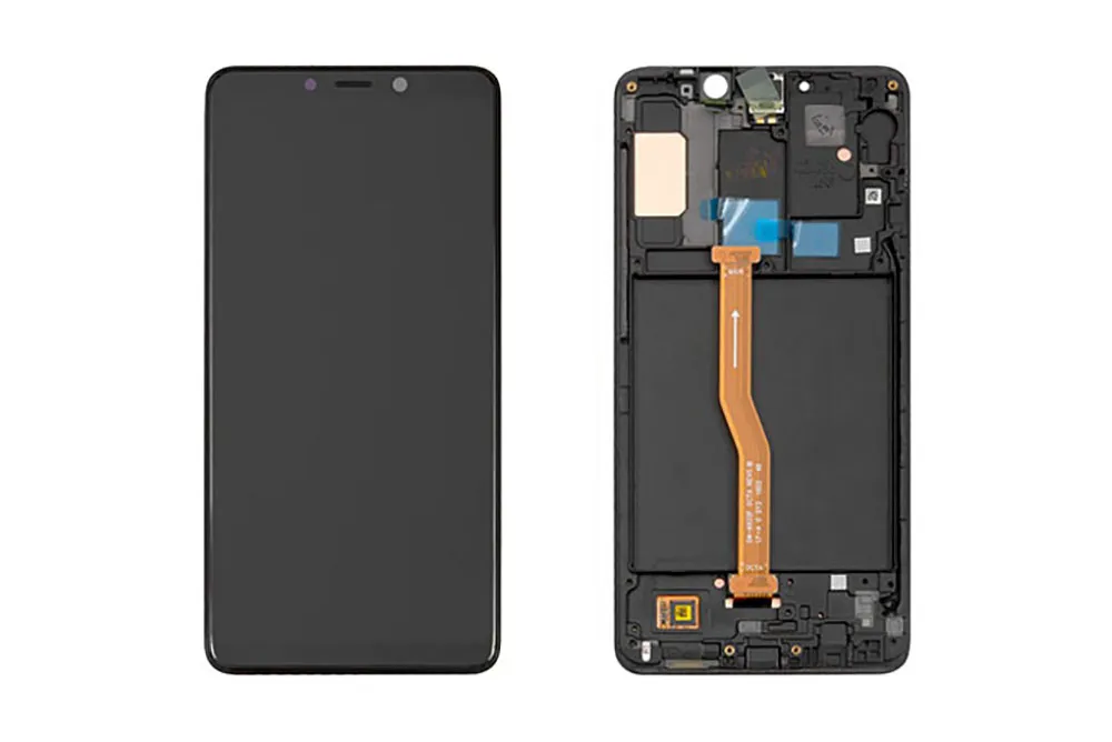 Дисплей Samsung Galaxy A9 2018 SM-A920F (черный) Оригинал GH82-18308A, цена с установкой в АСЦ
