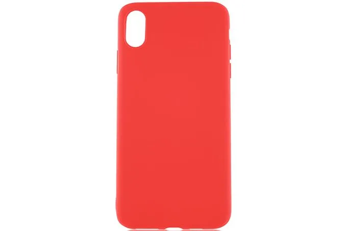 Чехол силиконовый для 2mm для Apple iPhone Xs Max (красный)