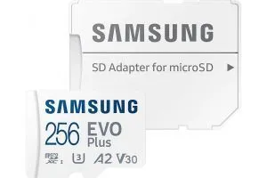 Карта памяти MicroSDXC  256GB  Samsung Class 10 Evo Plus U1 (R/W 130 MB/s) + SD адаптер
