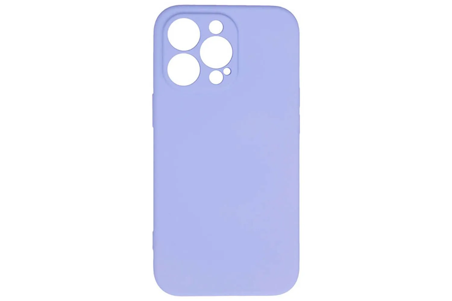 Чехол силиконовый с защитой камеры для Apple iPhone 13 Pro Max (лавандовый)