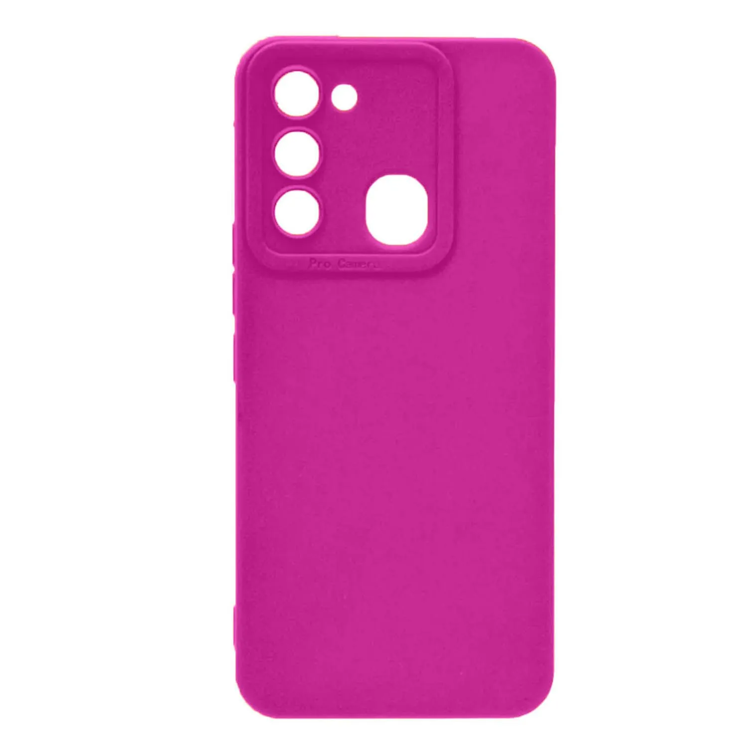 Силиконовый чехол FASHION CASE Tecno Spark 8C (розовый)