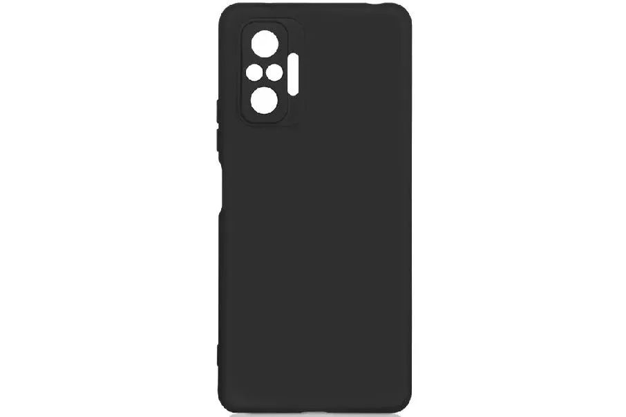 Силиконовый чехол FASHION CASE Xiaomi Redmi Note 10 Pro (черный)