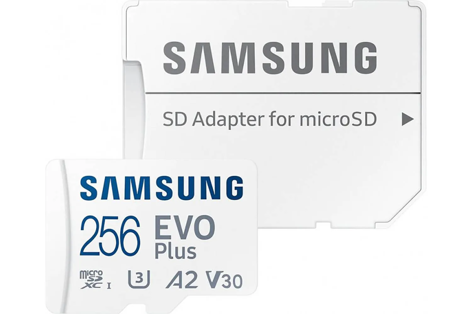 Карта памяти MicroSDXC  256GB  Samsung Class 10 Evo Plus U1 (R/W 130 MB/s) + SD адаптер