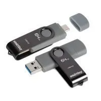Флеш-накопитель Smart Buy Twist Dual USB 3.0 64GB (USB Type-C + USB Type-A)