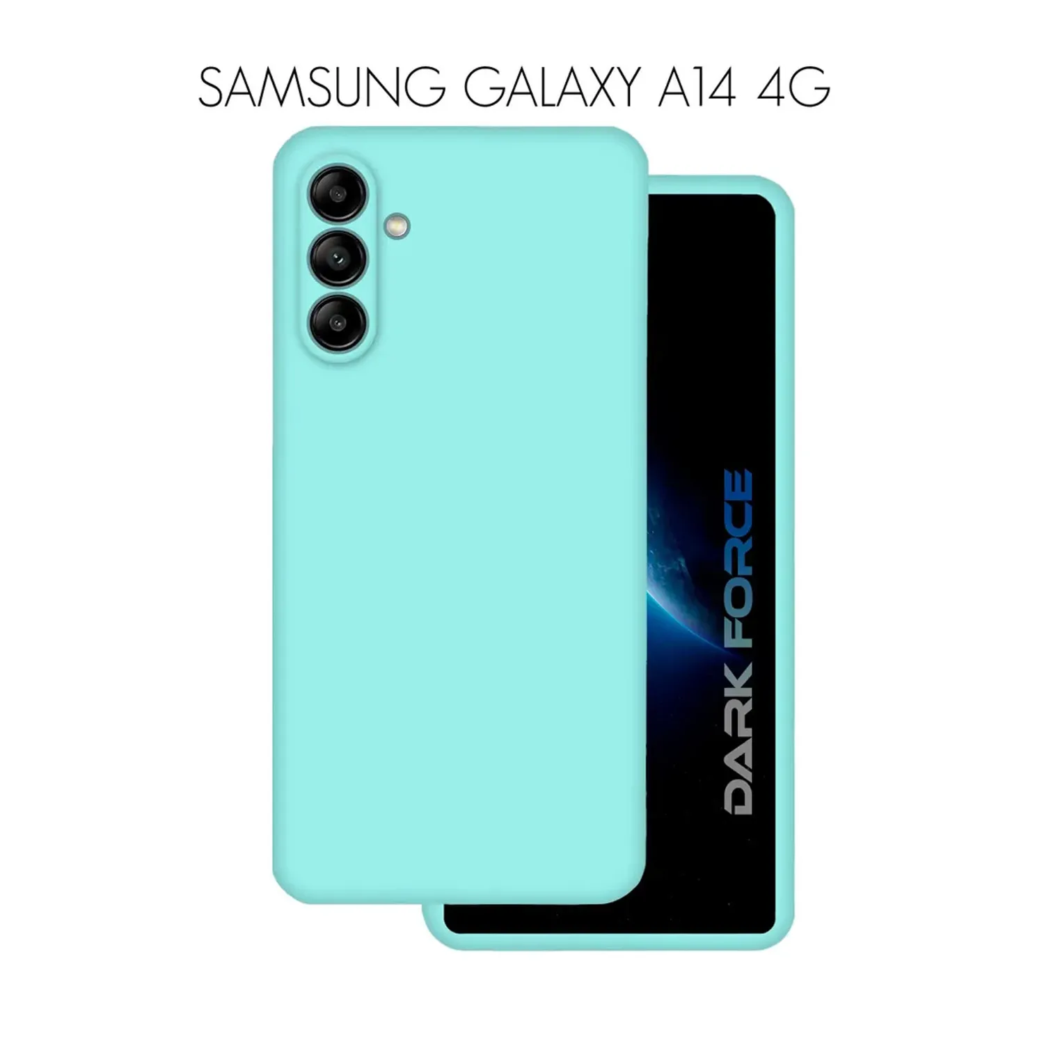 Cиликоновый чехол FASHION CASE Samsung Galaxy A14 (бирюзовый)