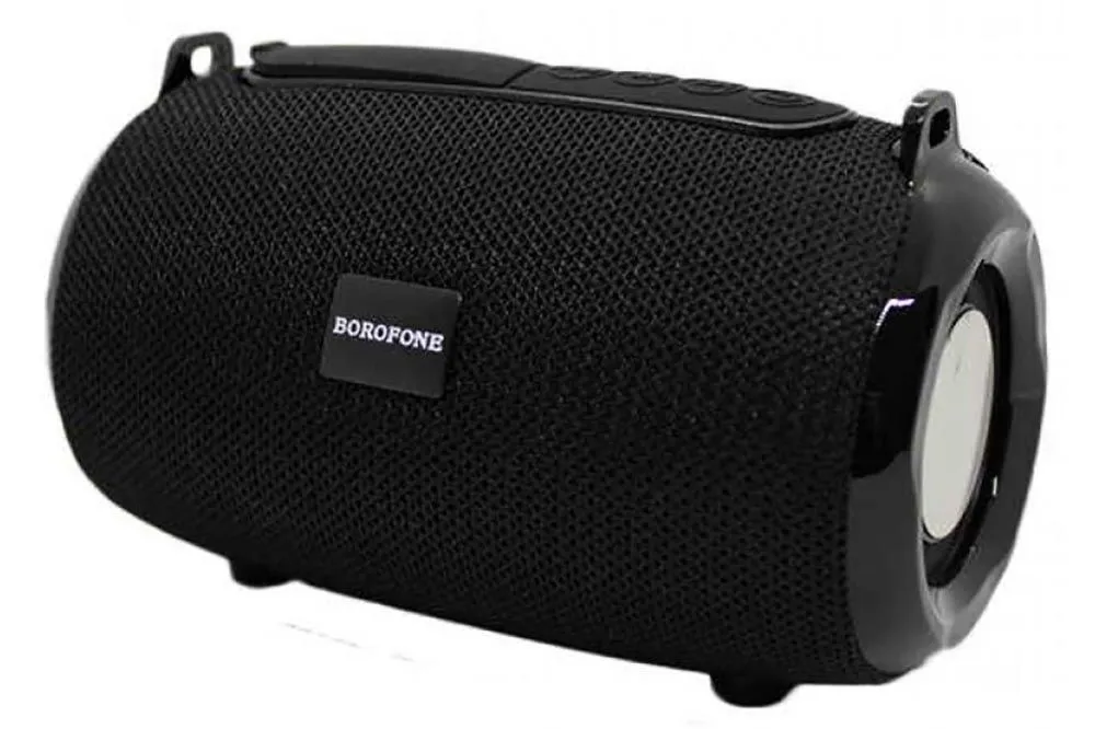 Портативная колонка Borofone BR4 Horizon, пластик, Bluetooth, USB, microSD, AUX (черный)