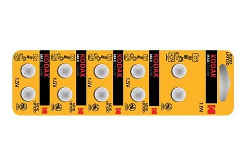 Элемент питания Kodak AG10 (389) LR1130, LR54 (цена за один элемент)