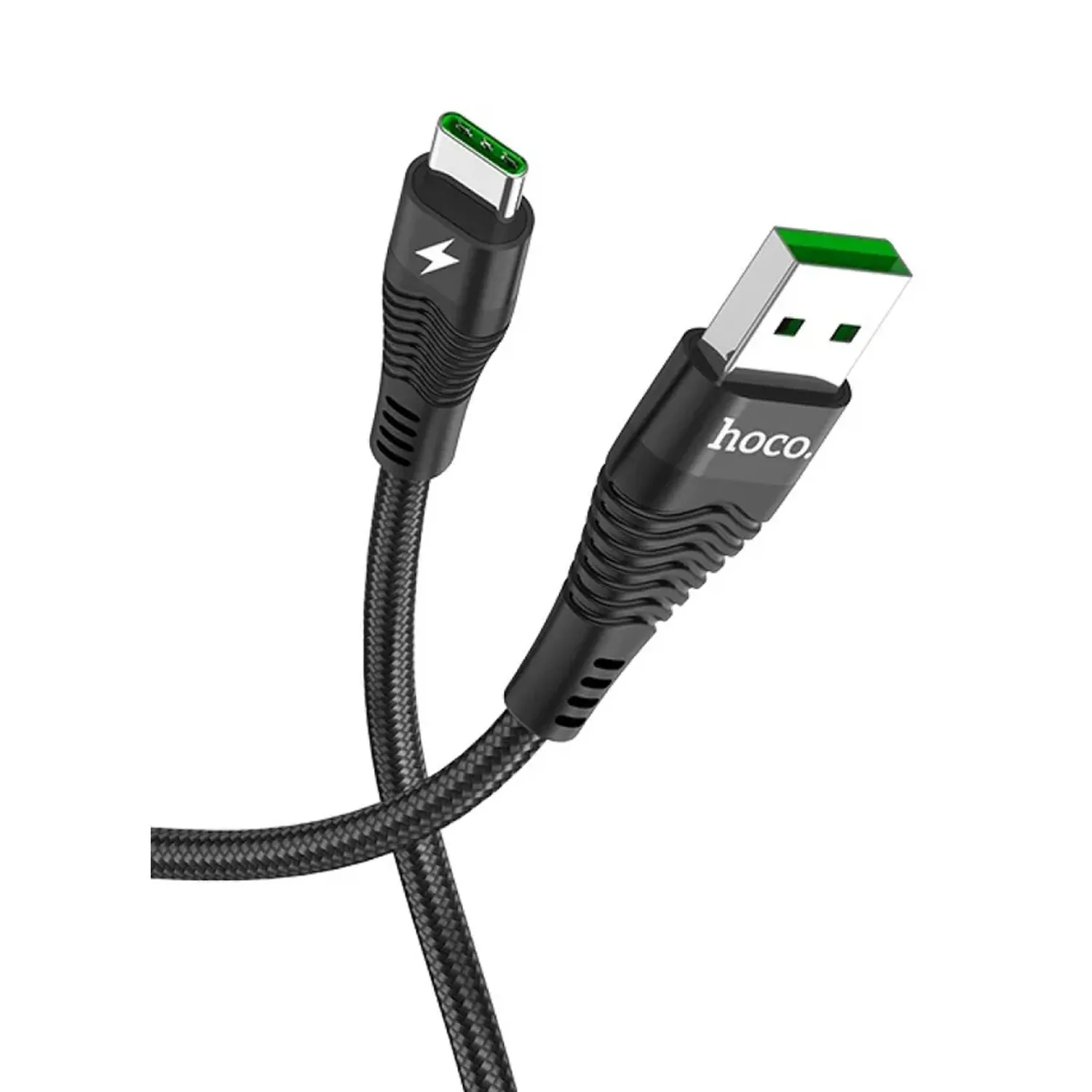 Кабель USB - Type-C HOCO U53 Flash charging data cable for Type-C 1 метр (черный)