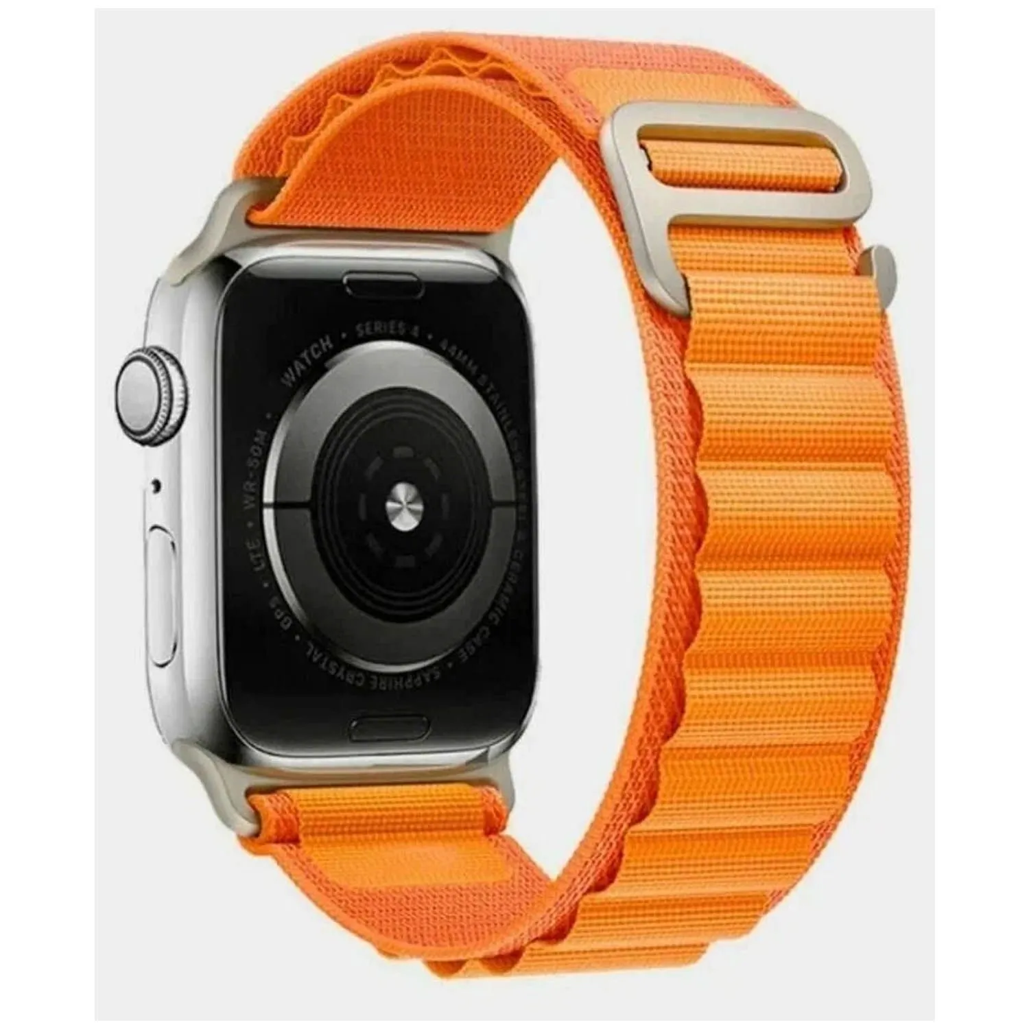 Ремешок тканевый  Apple Watch  38mm, 40mm, 41mm (оранжевый)