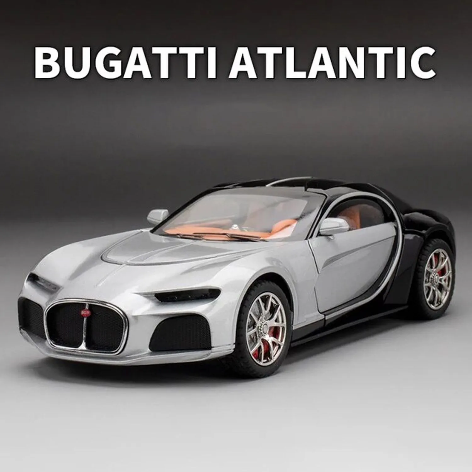 Машинка металлическая Bugatti Atlantic Supercar 20см (цвет в ассортименте)