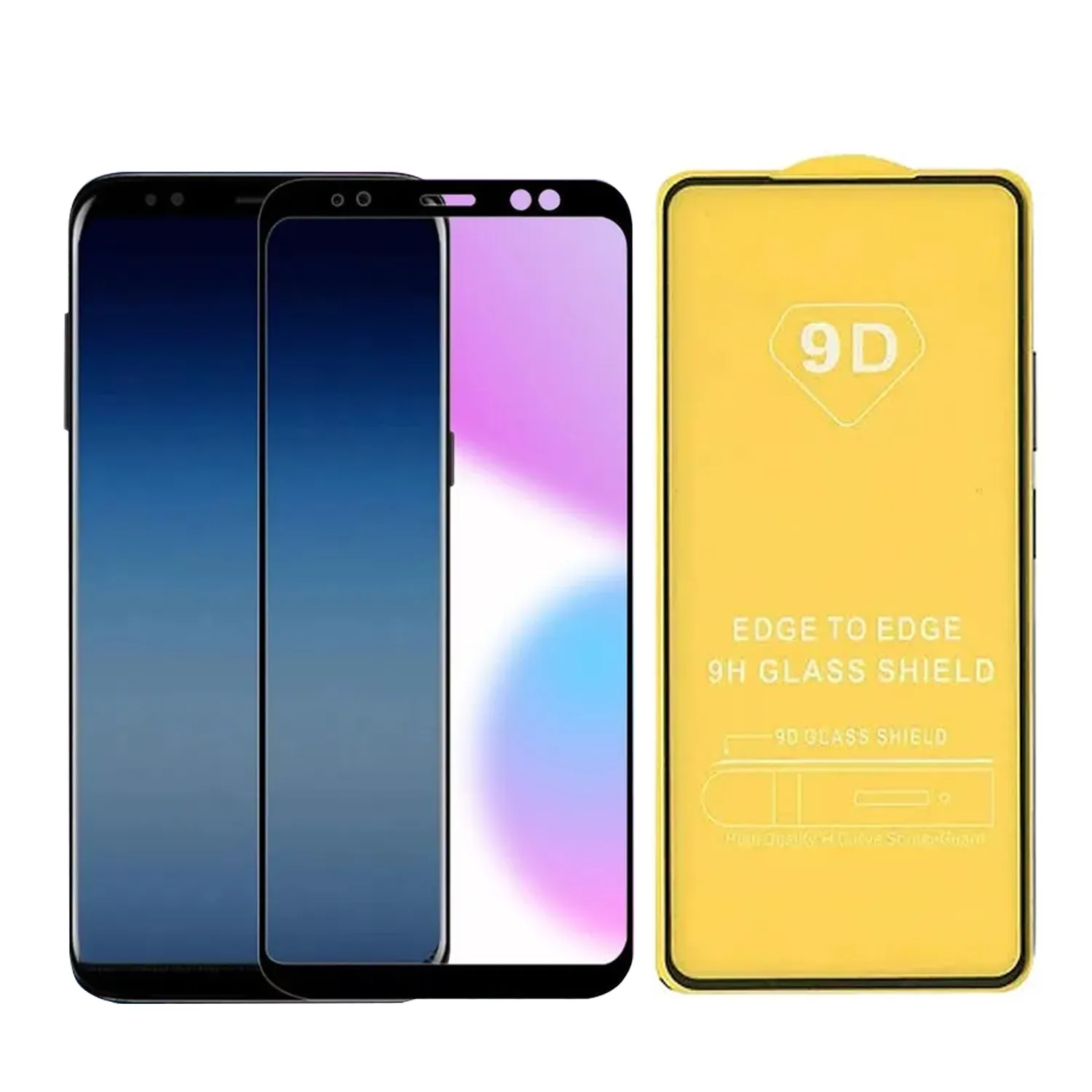 Противоударное стекло LEIWEI для дисплея Samsung Galaxy A6 2018 SM-A600 9D тех.упаковка (белый)
