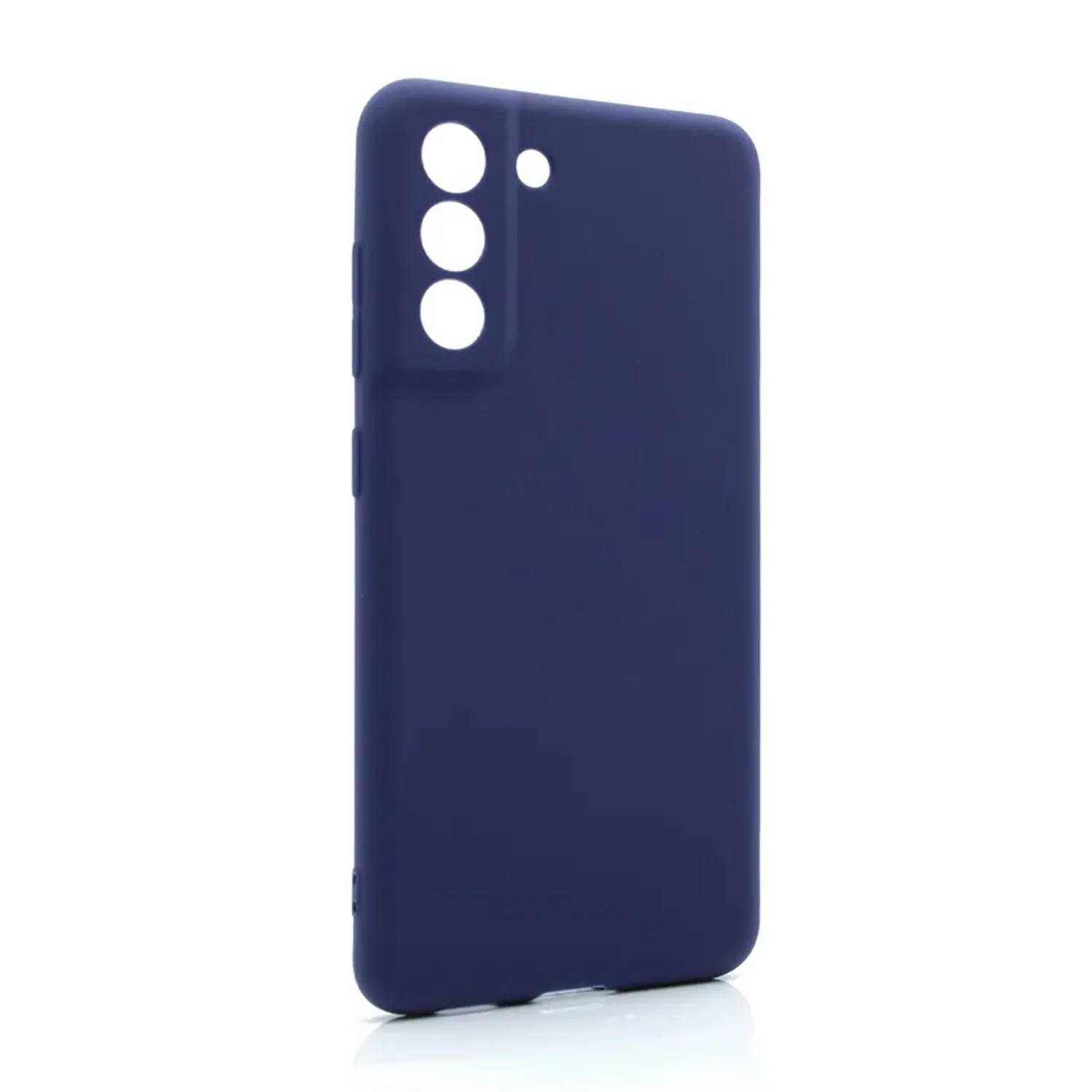 Силиконовый чехол FASHION CASE Samsung Galaxy S21 FE (темно-синий)