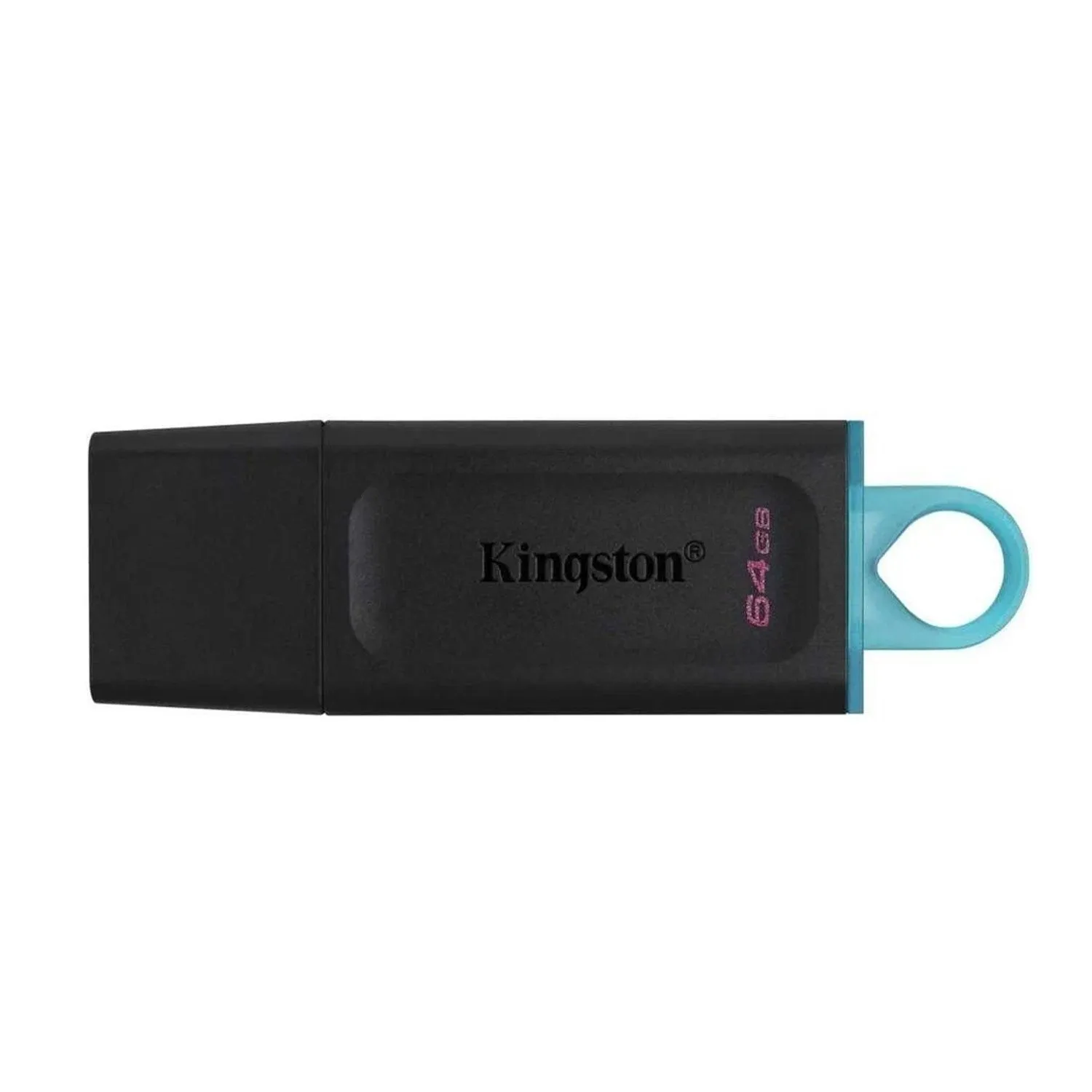 Флеш-накопитель USB 3.2 64GB Kingston Data Travele Exodia (чёрный/бирюзовый)