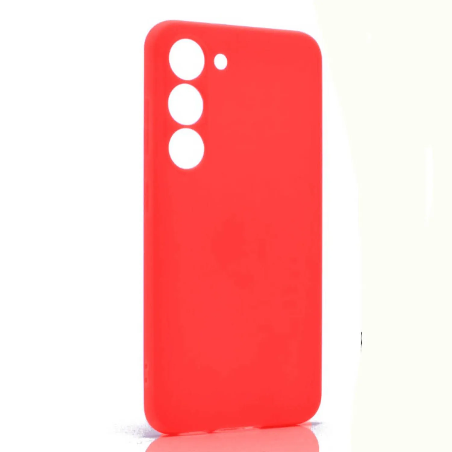 Силиконовый чехол FASHION CASE Samsung Galaxy S23 (красный)