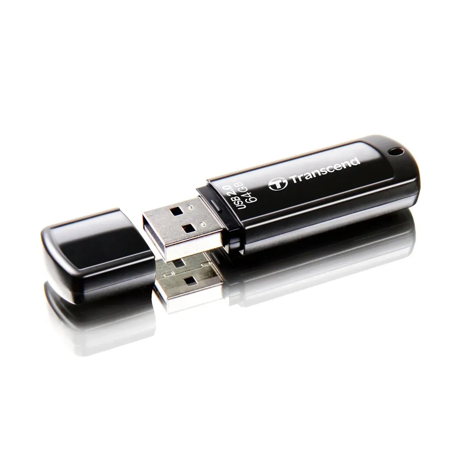 Флеш-накопитель USB 64GB Transcend JetFlash 350 (чёрный)
