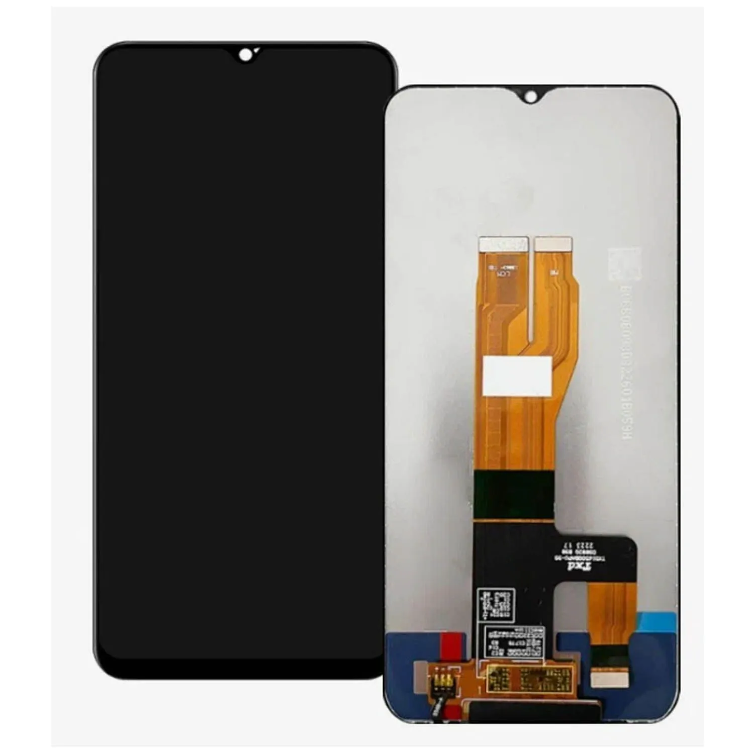 Дисплей Realme C30S, C30F в сборе с сенсором Ориг (черный)