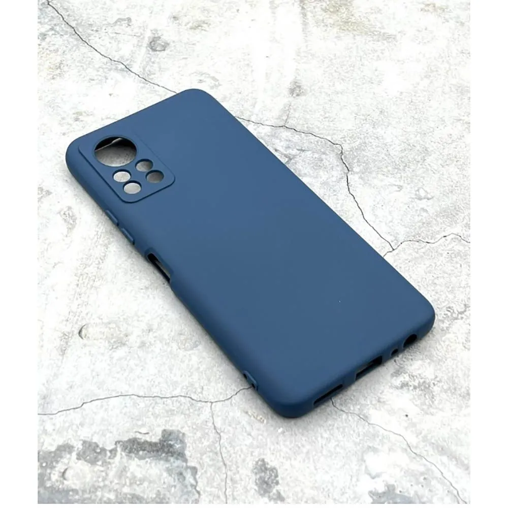 Силиконовый чехол FASHION CASE Infinix HOT 11S NFC (темно-синий)