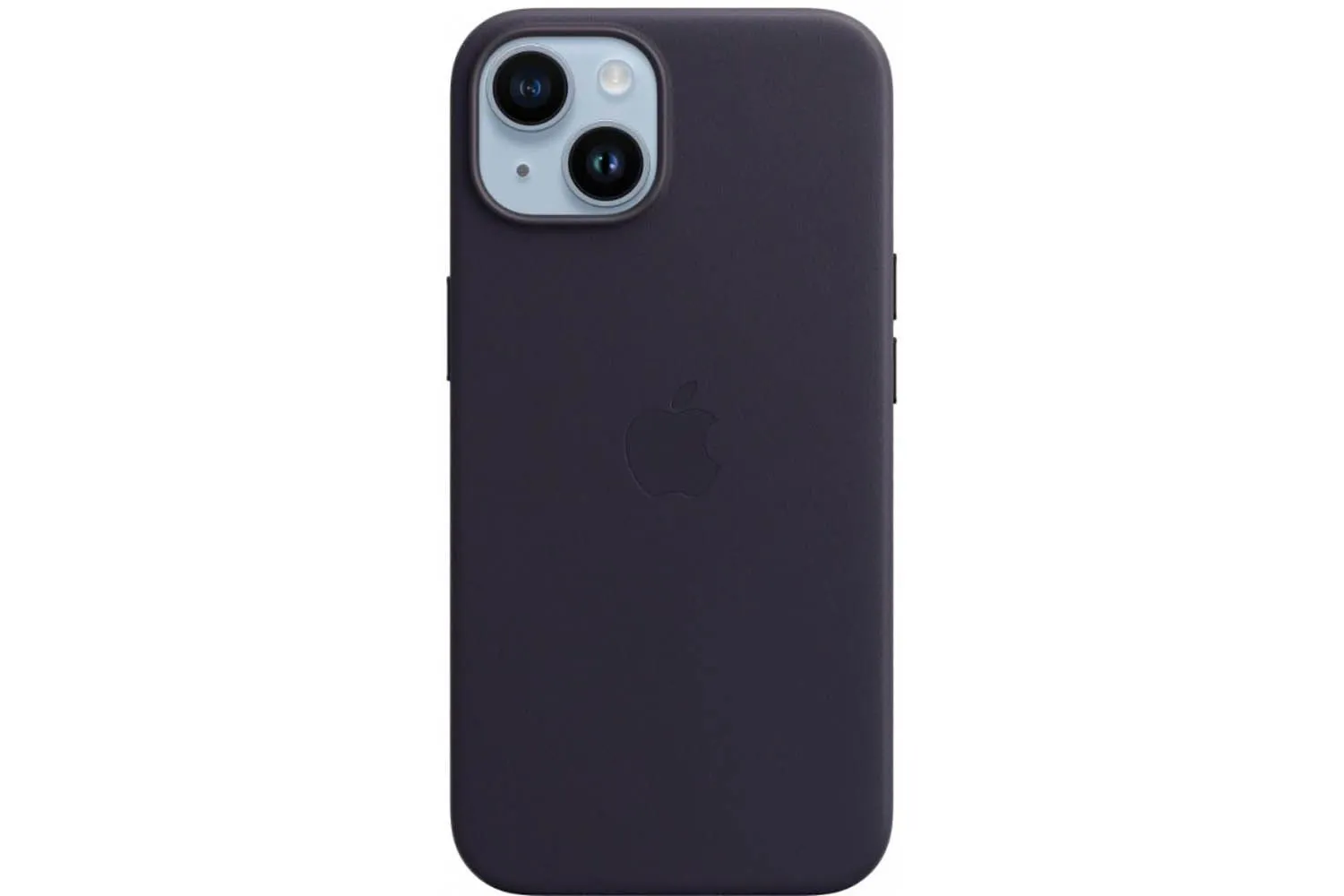 Кожаный чехол для Apple iPhone 14 Pro с MagSafe (фиолетовый)