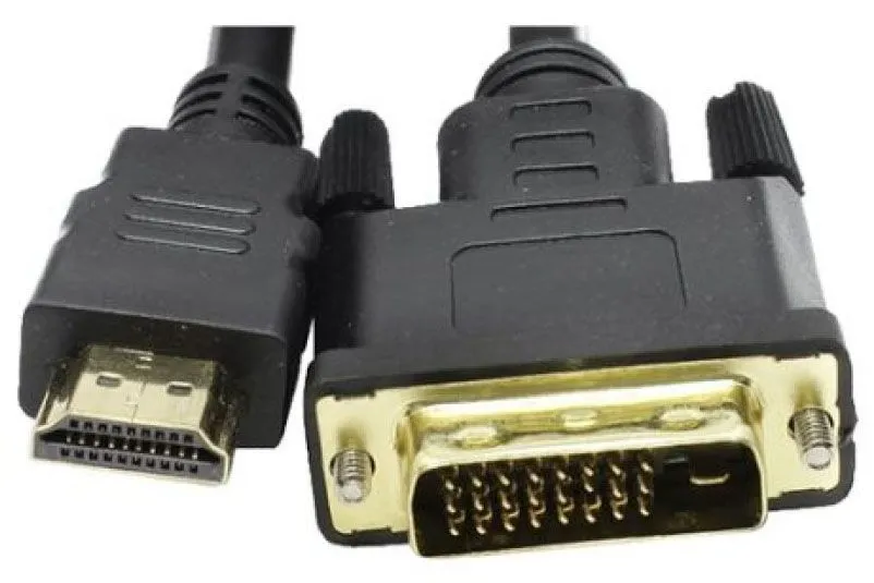Кабель TELECOM HDMI to DVI-D Dual Link (19M -25M), 2 фильтра, 2 м.