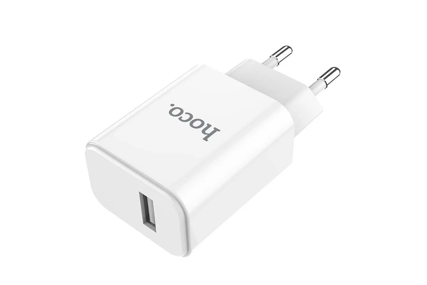 Сетевое зарядное устройство HOCO C61A Victoria single port charger (EU) (белый)