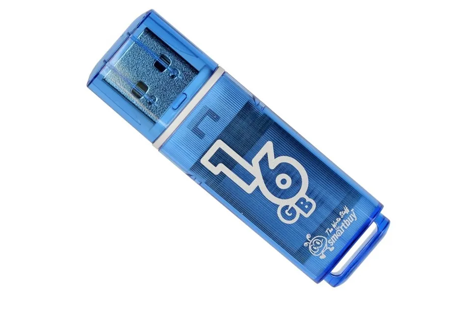 Флеш-накопитель USB 16GB SmartBuy Glossy (синий)