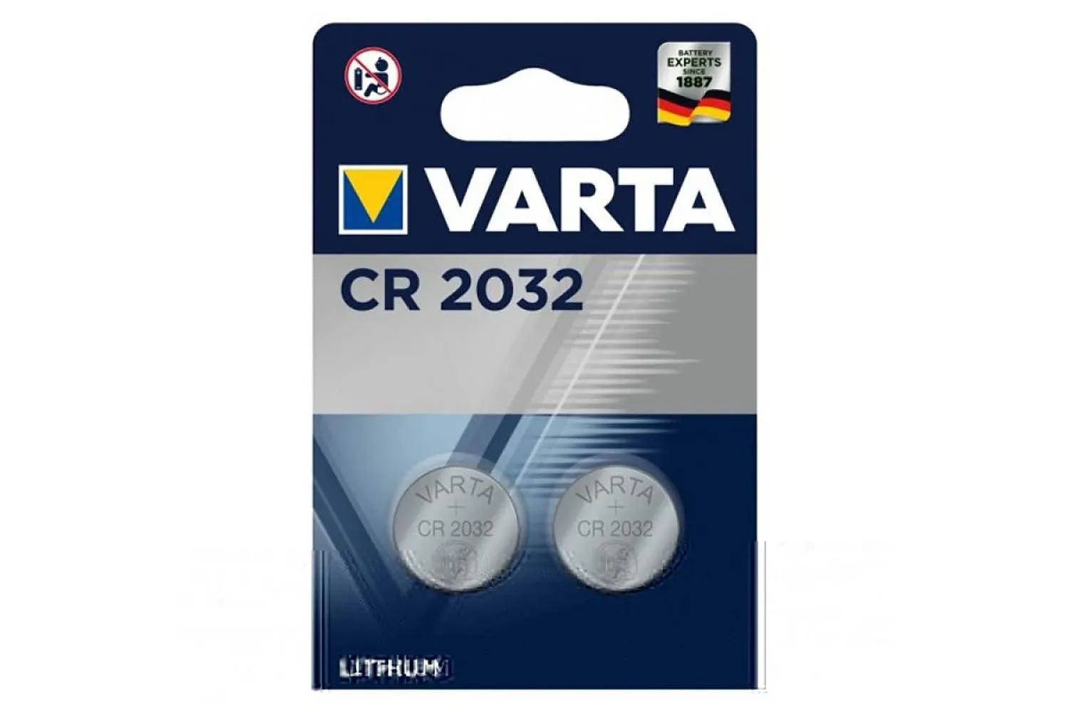 Элемент питания VARTA  CR 2032 (2 бл) (20/100)