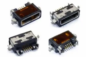 Разъем зарядки MicroUSB 5 pin в середину платы SonyEricsson MT15i MT18i LT12i X12i