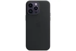 Кожаный чехол для Apple iPhone 14 Pro Max с MagSafe (черный)