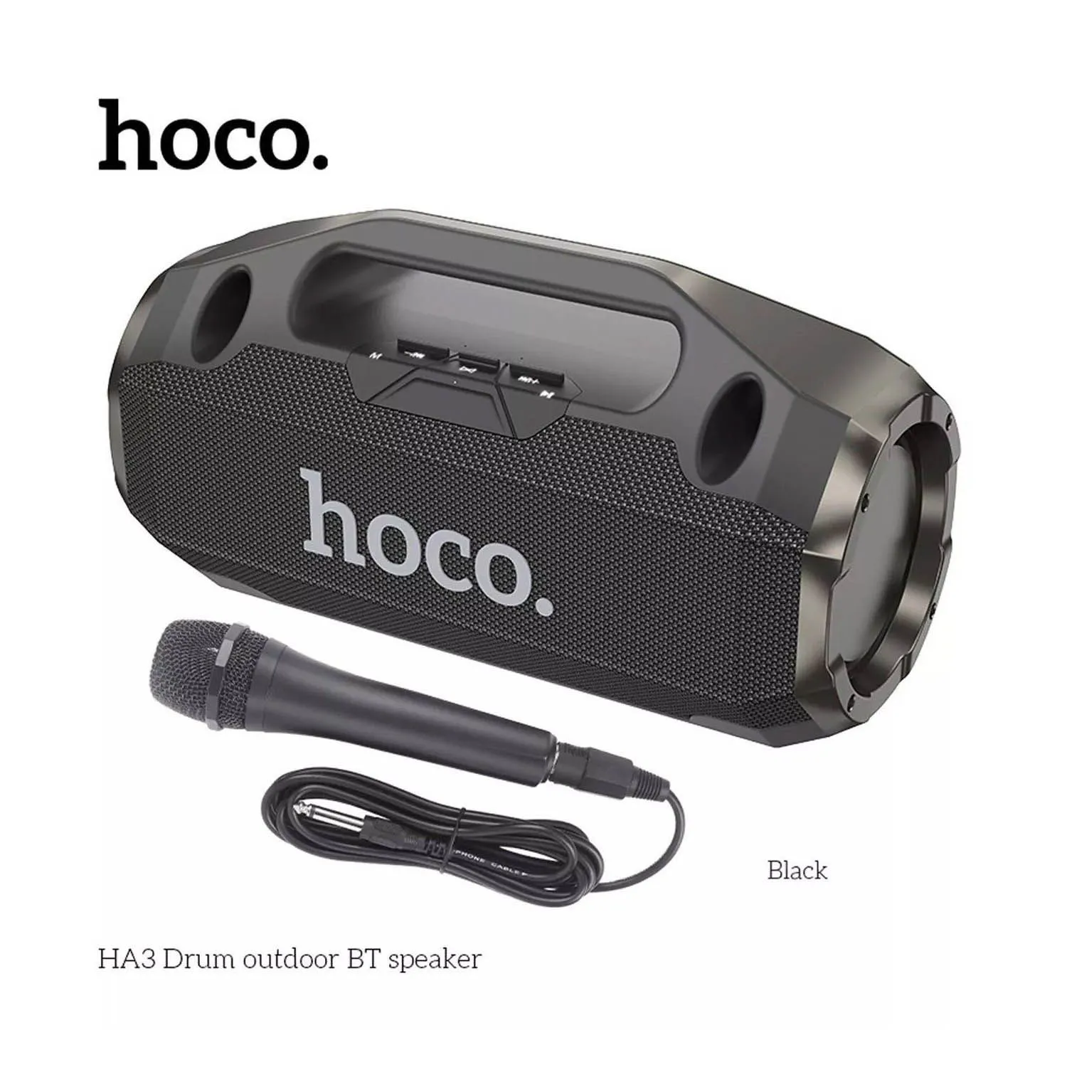 Портативная колонка Hoco HA3 (черный)