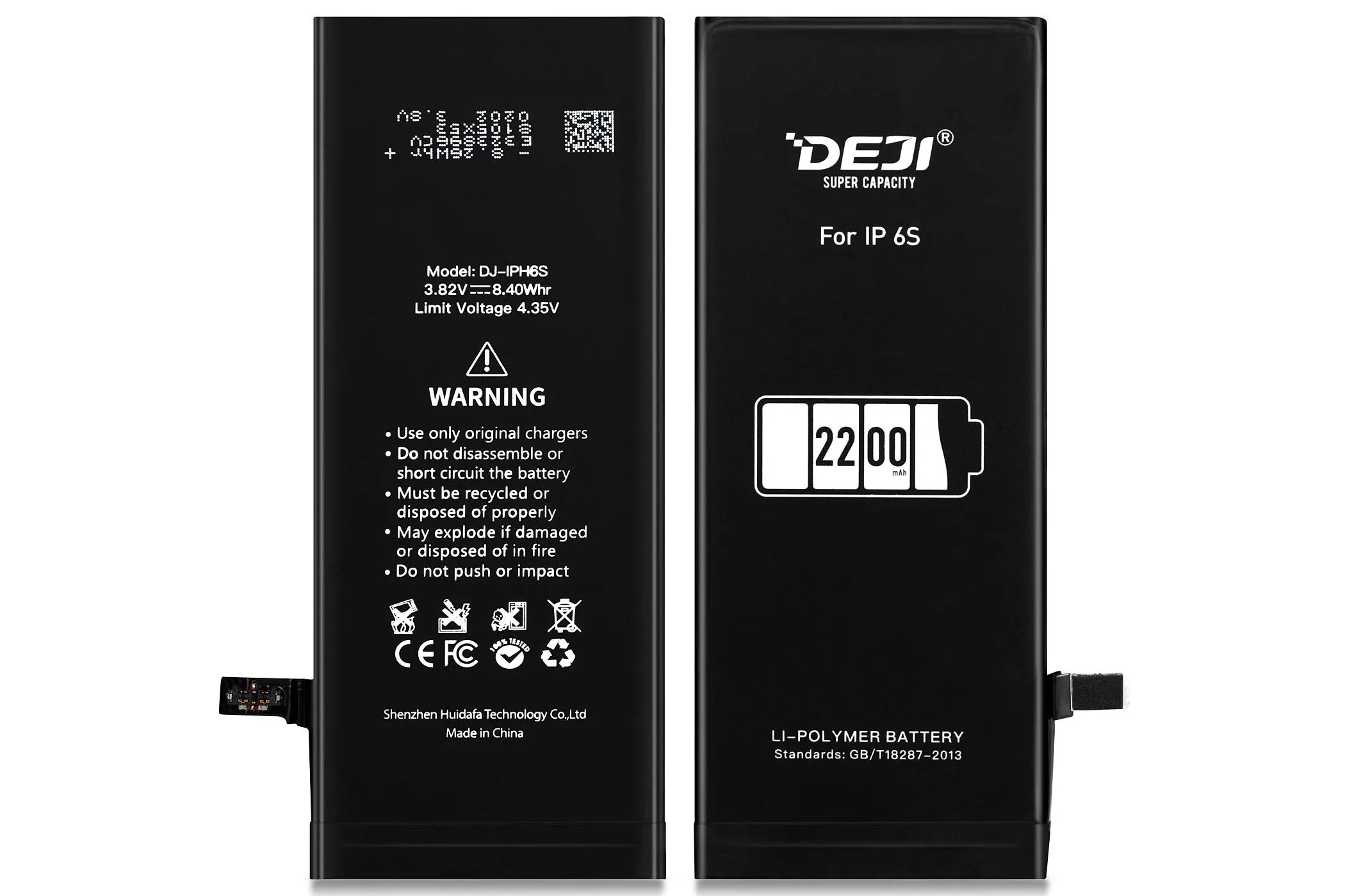 Аккумулятор DEJI Apple iPhone 6S в коробке оригинальная ёмкость 1715 mAh