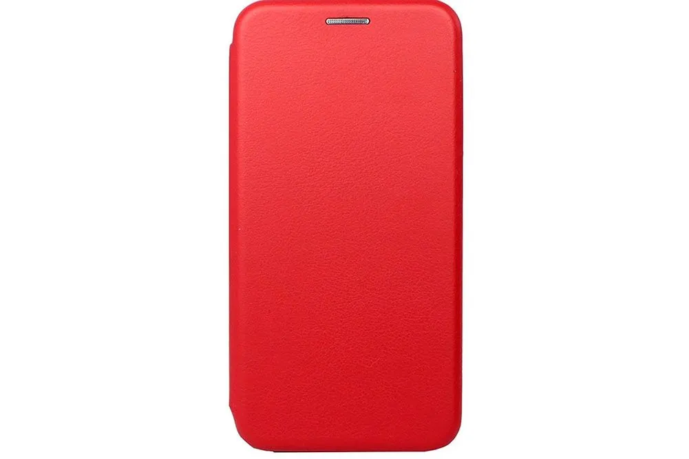 Чехол книжка для Xiaomi Redmi Note 10, Redmi Note 10S (красный)