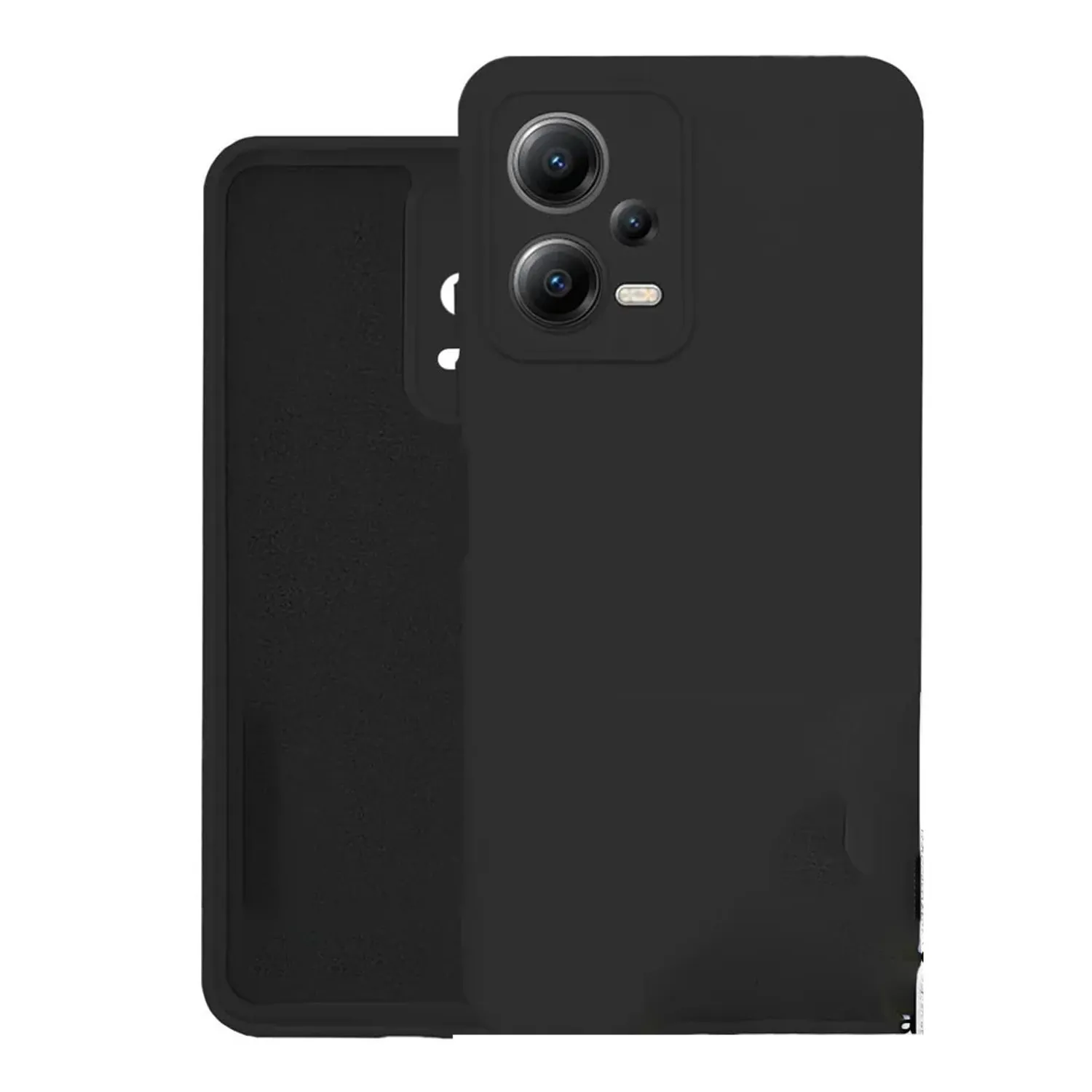 Cиликоновый чехол FASHION CASE Xiaomi Poco X5 5G, Redmi Note 12 (черный)