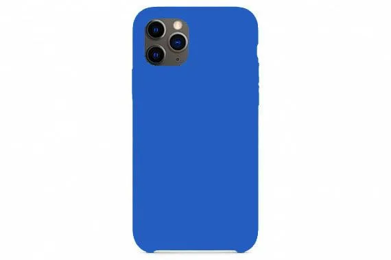 Чехол силиконовый для Apple iPhone 11 Pro Max (синий)