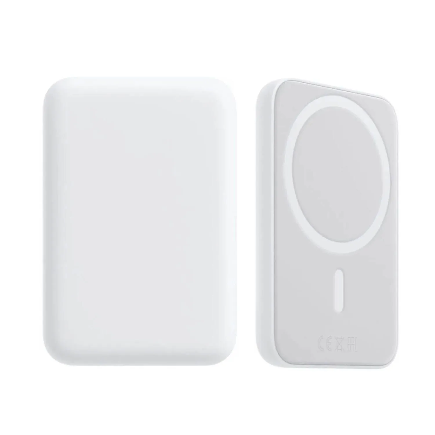 Внешний аккумулятор Power Bank MagSafe для Apple iPhone 11, 12, 13 без лого (белый)