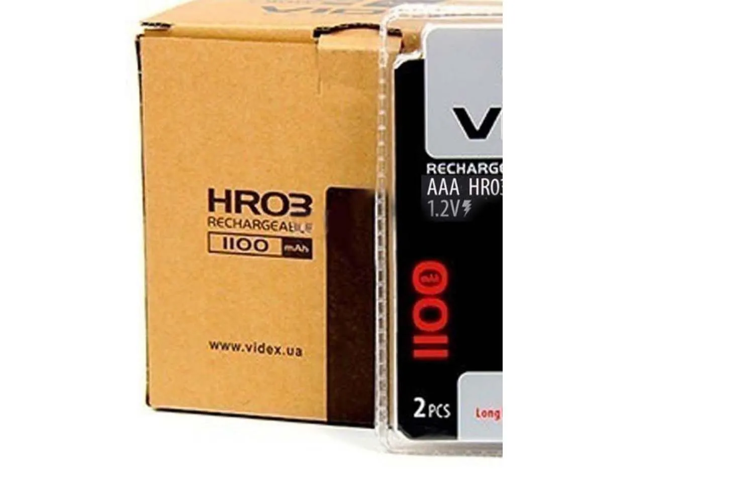 Аккумулятор VIDEX HR03/AAA 1100mAh 2BL (цена за один элемент)