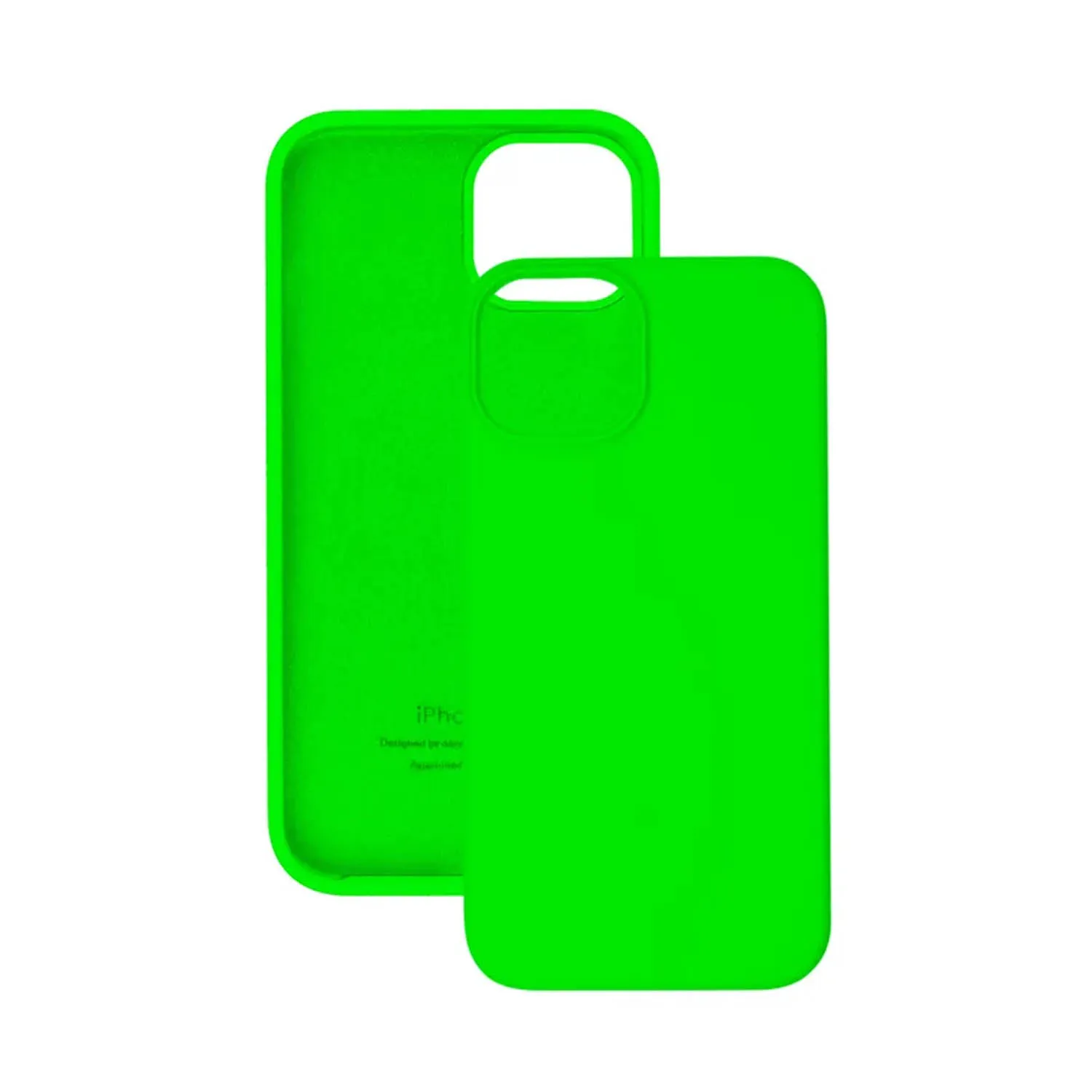 Чехол силиконовый для Apple iPhone 15 Pro Max (ярко-зеленый)