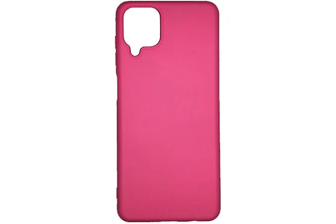 Чехол силиконовый без бренда для Samsung Galaxy A12 2020, Silicon Case Full (розовый)