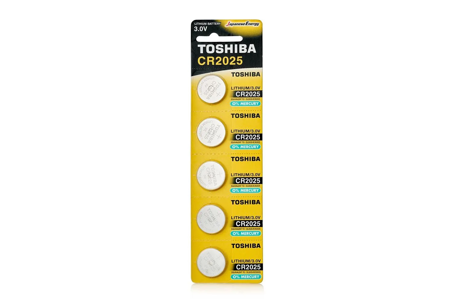 Элемент питания TOSHIBA CR 2025 BL5  (цена указана за один элемент)