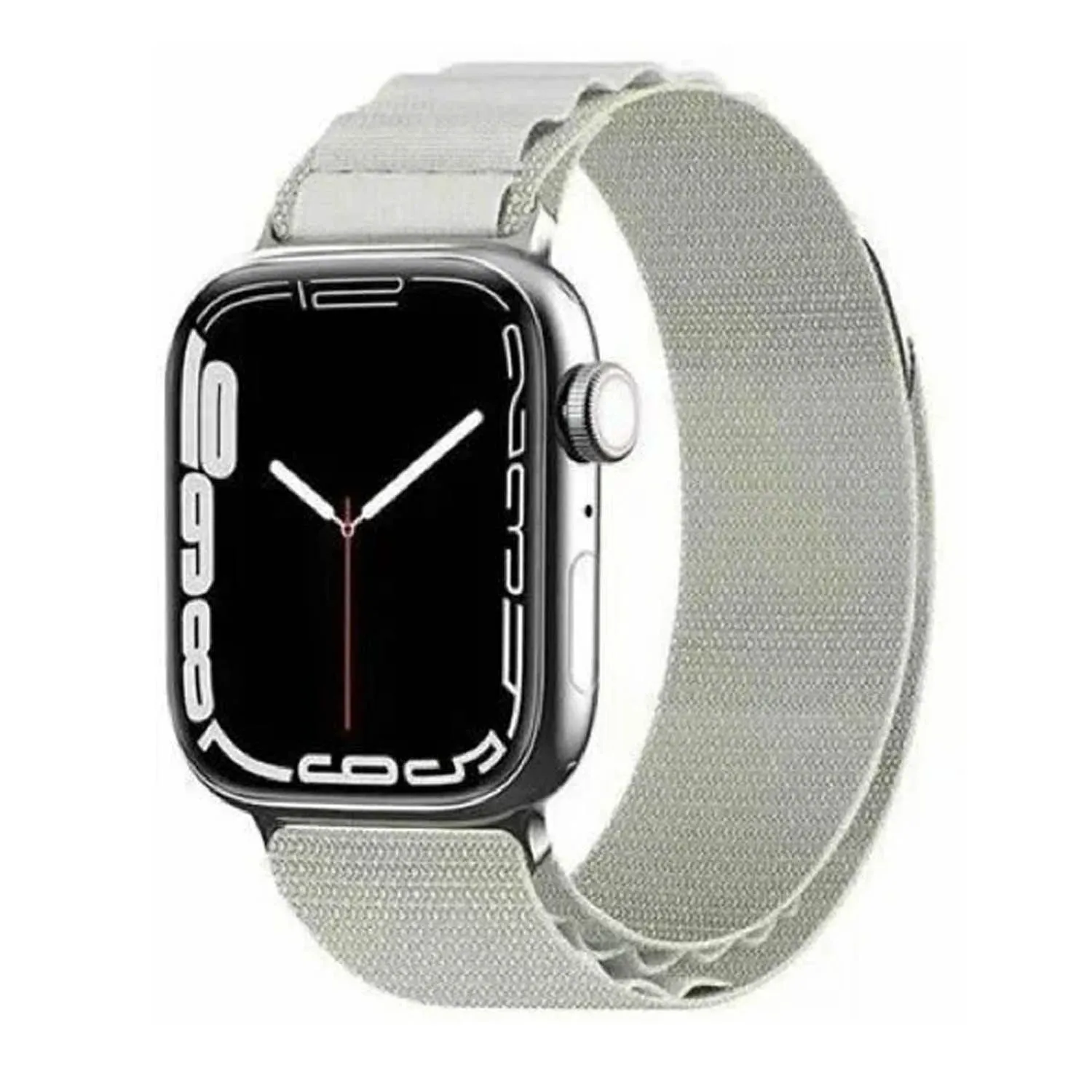 Ремешок тканевый  Apple Watch  38mm, 40mm, 41mm (серый)