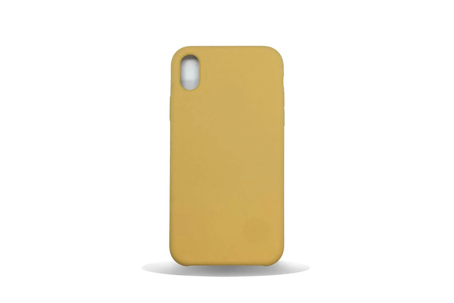Чехол силиконовый для Apple iPhone Xr (горчичный)